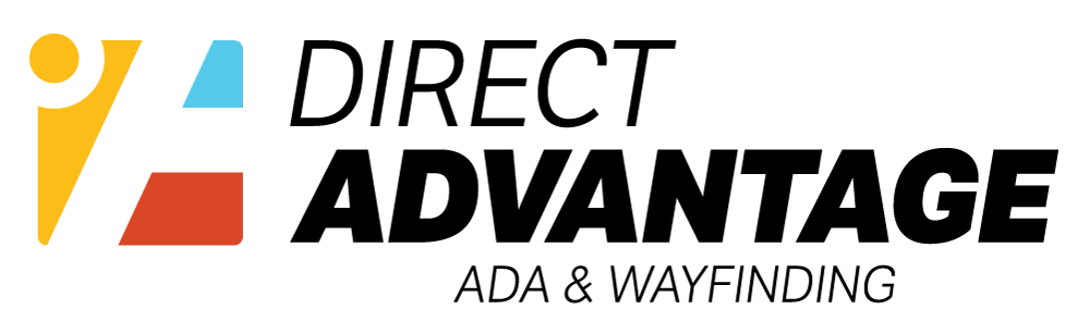 Direct Advantage ADA & Wayfinding Logo