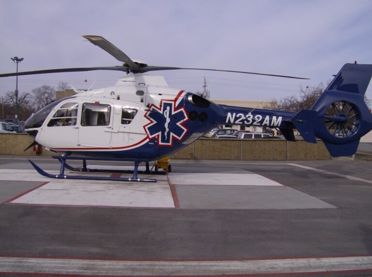Helicopter with custom wrap from D8 Sign Group
